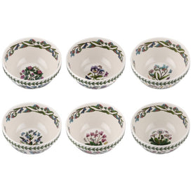 Botanic Garden 7" Stacking Bowl Set of 6 - Assorted Motifs