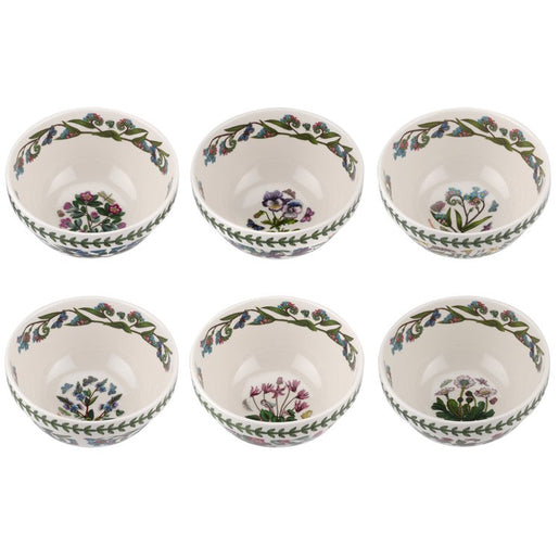 Botanic Garden 7" Stacking Bowl Set of 6 - Assorted Motifs