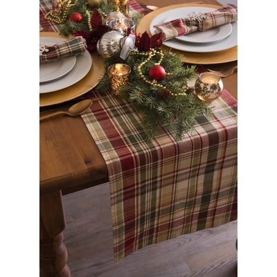 Give Thanks Plaid 14" x 72" Table Runner