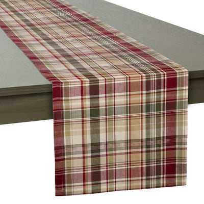 Give Thanks Plaid 14" x 72" Table Runner