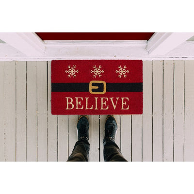 Believe Santa 18" x 30" Doormat