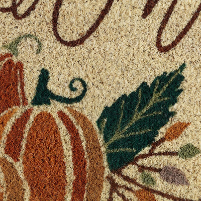 Give Thanks 18" x 30" Vinyl Back Coir Doormat