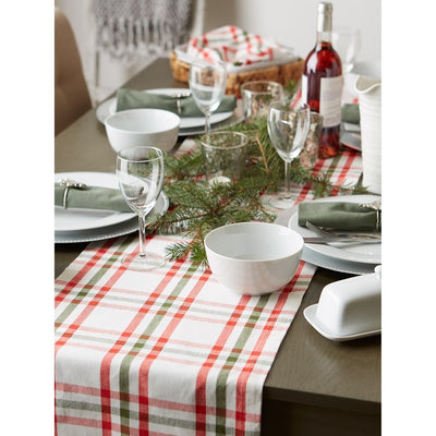 Nutcracker Plaid 14" x 72" Table Runner
