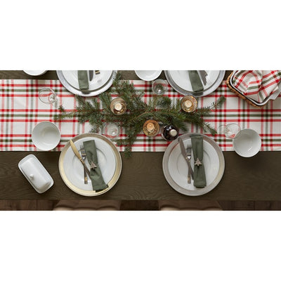 Nutcracker Plaid 14" x 72" Table Runner