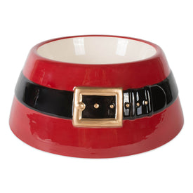 Santa Belt Pet Bowl