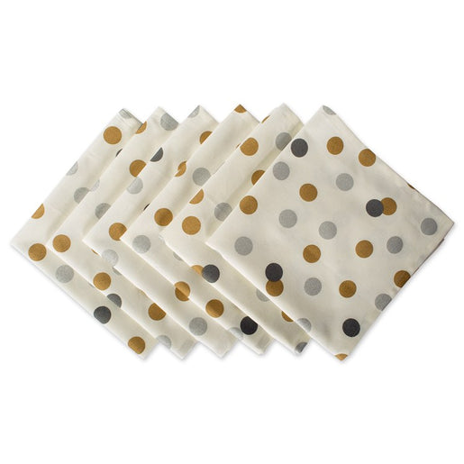 Metallic Confetti Napkins Set of 6