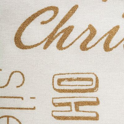 Gold Christmas Collage 14" x 72" Table Runner