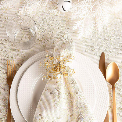 Winter Sparkle Jacquard Napkins Set of 6