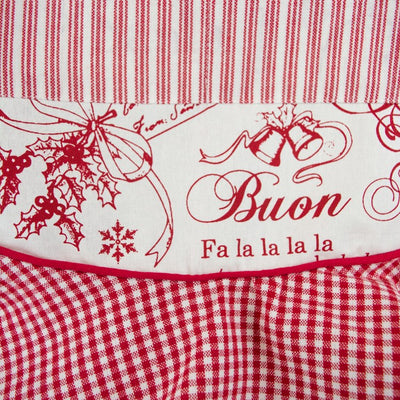 Vintage Christmas Ruffle Apron