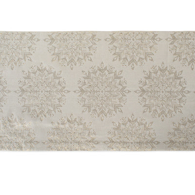Winter Sparkle Jacquard 14" x 72" Table Runner