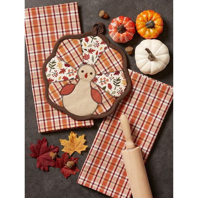 Gobble Turkey Potholder Gifts Set of 3