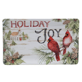 Evergreen Christmas Rectangular Platter
