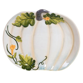 Harvest Gatherings Pumpkin Platter