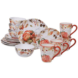 Harvest Splash 16-Piece Dinnerware Set