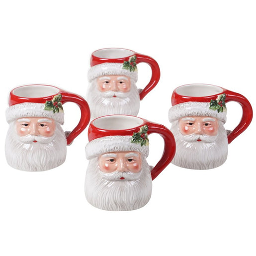 Magic of Christmas Santa Mugs Set of 4