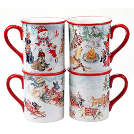Special Delivery Mugs Set of 4