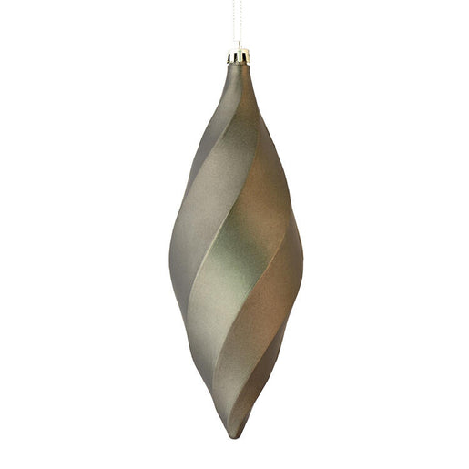 8" Pewter Matte Swirl Finials 6 Per Bag