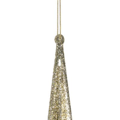 32" Champagne 3D Glitter Star