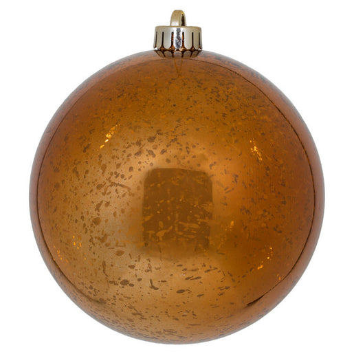 6" Copper Shiny Mercury Balls 4 Per Bag
