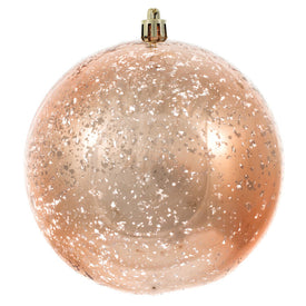 6" Rose Gold Shiny Mercury Balls 4 Per Bag
