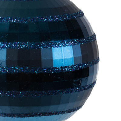4" Midnight Blue Shiny/Matte Mirror Balls 4 Per Box