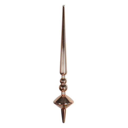 12" Rose Gold Shiny Cupola Finials 3 Per Bag