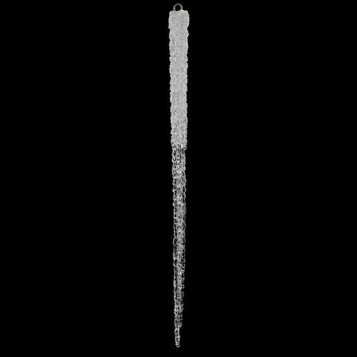 36" Clear Glitter Icicle 1 Per Bag