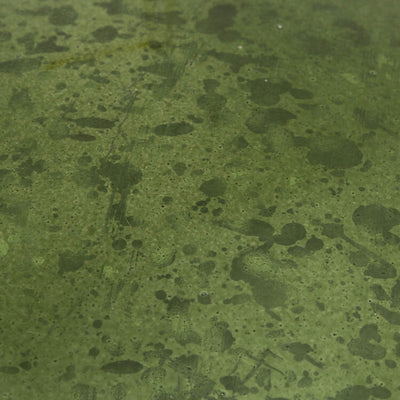 6" Moss Green Shiny Mercury Balls 4 Per Bag