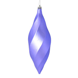 8" Lavender Matte Swirl Finials 6 Per Bag