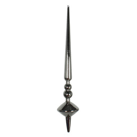 12" Pewter Shiny Cupola Finials 3 Per Bag
