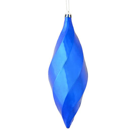 8" Blue Shiny Swirl Finials 6 Per Bag