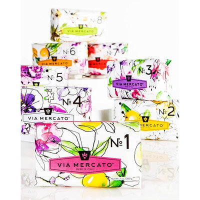 Via Mercato Bar Soap No. 2 - Green Tea & White Musk