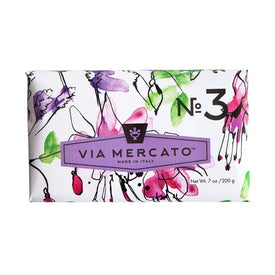 Via Mercato Bar Soap No. 3 - Pepe Rosa, Lavender & Vanilla Bean