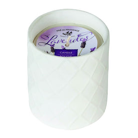 Ceramic Lavender Candle 10.9 Oz