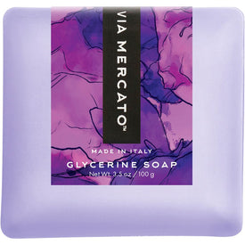 Via Mercato Bella Glycerin Soap 100G - Black Currant & Orange Blossoms