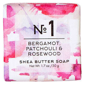 Via Mercato Mini Bar Soaps 50G No. 1 - Bergamot, Patchouli & Rosewood