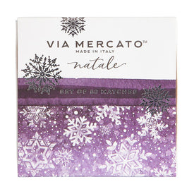 Via Mercato Natale 50-Piece Match Box Set - Falling Snow