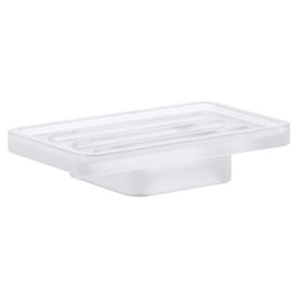 Selection Cube Glass Soap Dish without Holder