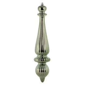 14" Wrought Iron Shiny Finial Drop Christmas Ornaments 2 Per Bag