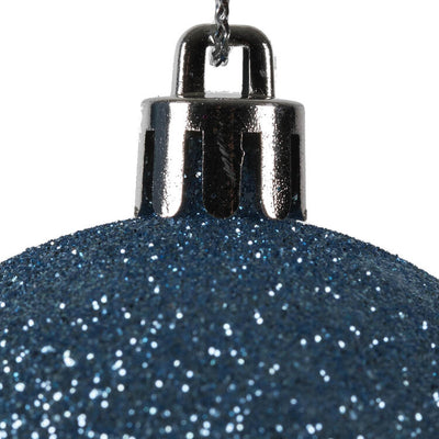 2.4" Periwinkle Four-Finish Ball Christmas Ornaments24 Per Box