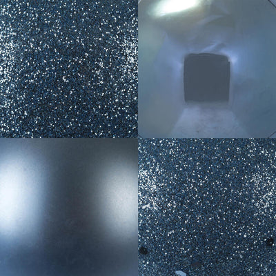 2.4" Periwinkle Four-Finish Ball Christmas Ornaments24 Per Box