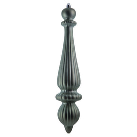 14" Wrought Iron Matte Finial Drop Christmas Ornaments 2 Per Bag