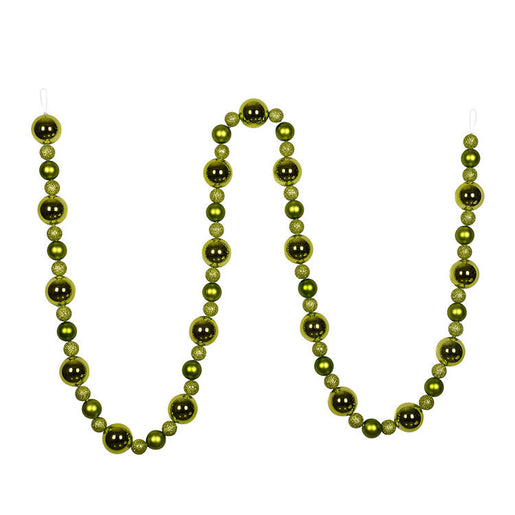 9' Lime Assorted Ball Garland