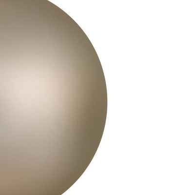 12" Oat Matte Ball Ornament