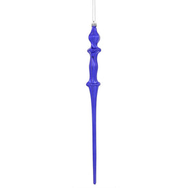 15.7" Purple Shiny Icicle Ornaments 3 Per Box