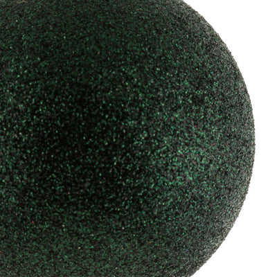 2.4" Midnight Green Four-Finish Ball Christmas Ornaments 24 Per Box