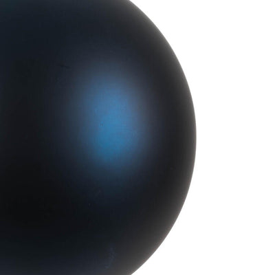 6" Midnight Blue Four-Finish Ball Christmas Ornaments 4 Per Box