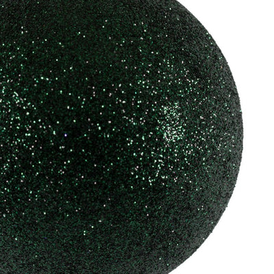 2.75" Midnight Green Four-Finish Ball Christmas Ornaments 20 Per Box