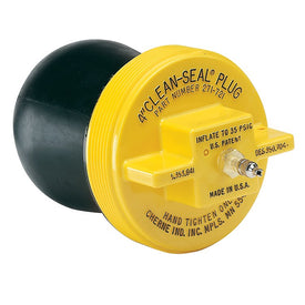 Plug Clean-Seal Pneumatic 4 Inch Natural Rubber Threaded