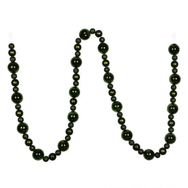9' Moss Green Assorted Ball Garland